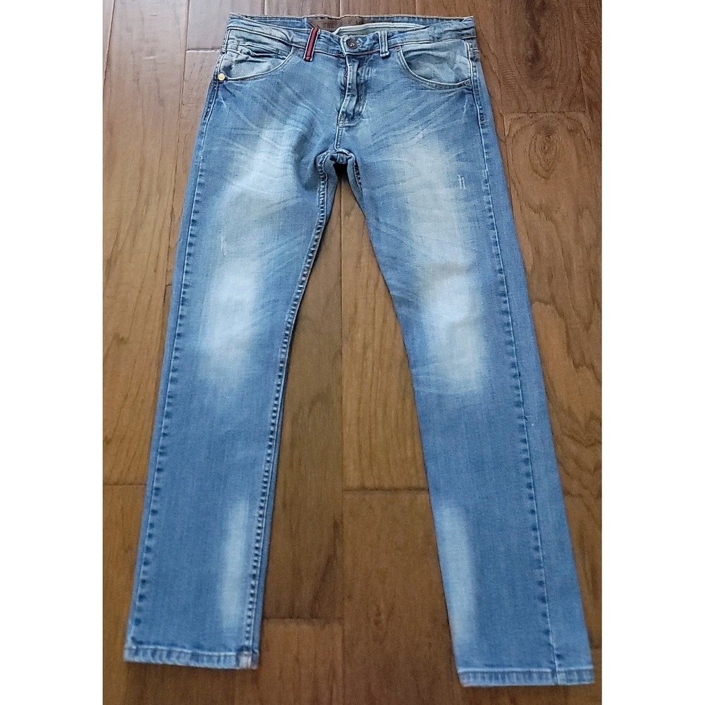 Sherman Morgan Women's Tapered Leg Fit Stretch Denim Jeans Size‎ 32x29